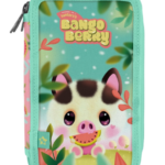 Несесер Bangoberry Piggy Pig, троен, пълен, 45ч