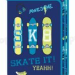 Несесер Octopus, 1 цип, 2 прегради, с аксесоари, Skate it