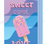 Несесер Octopus, 1 цип, 2 прегради, с аксесоари, Sweet Love