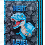 Несесер Octopus, 1 цип, 2 прегради, Dino blue