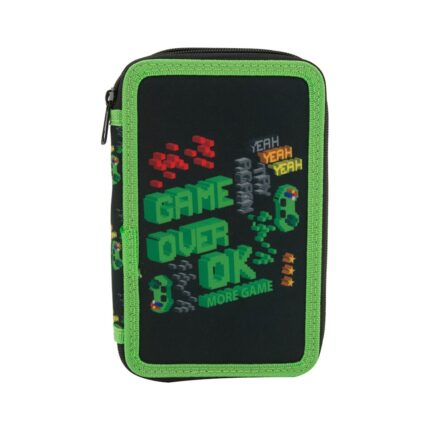 Несесер Octopus, 2 ципа, с аксесоари, 13х19.5х4.5 см, Game