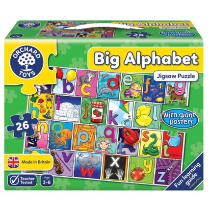 Детски пъзел, Orchard Toys, Голяма азбука, 26 части
