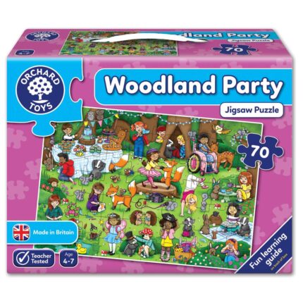 Детски пъзел, Orchard Toys, Дървесно парти, 70 части