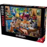 Пъзел Anatolian Котенца в кухнята