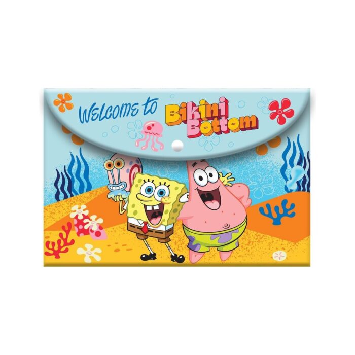 Папка с копче, А4, Sponge Bob Папка с копче, А4, Sponge Bob