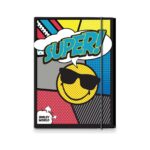 Папка с ластик Smiley A4, 1 см