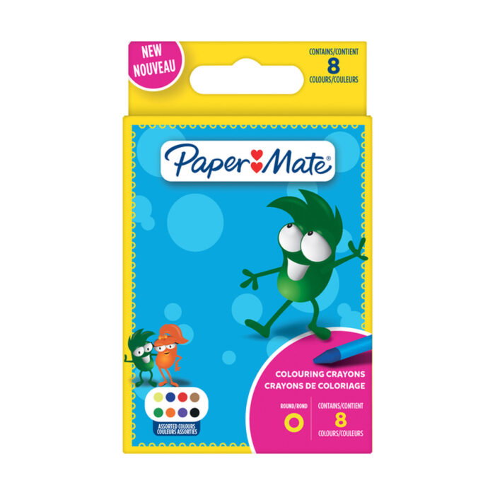 Пастели Papermate Kids Colouring, 8 цвята Пастели Papermate Kids Colouring, 8 цвята
