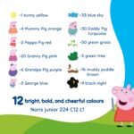 Пастели Staedtler Nj Peppa Pig 224, 12 цвята