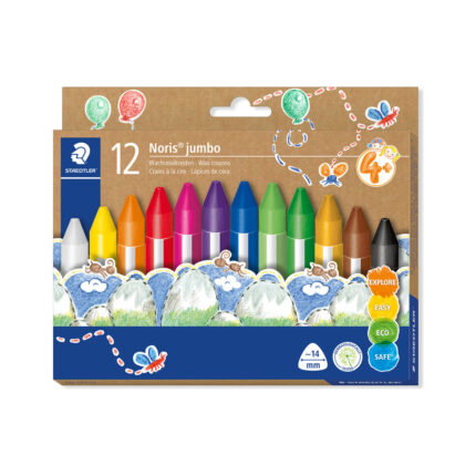 Пастели Staedtler Noris Jumbo 228 14, 12 цвята