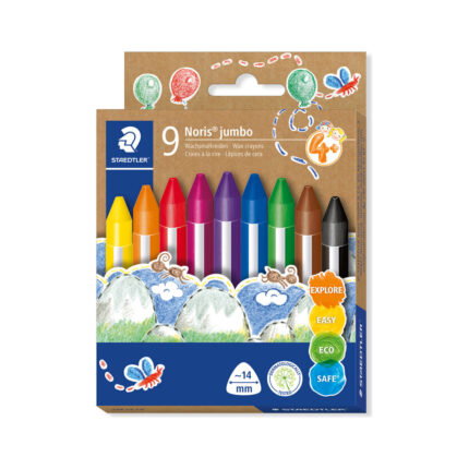 Пастели Staedtler Noris Jumbo 228 14, 9 цвята