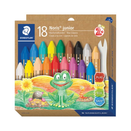 Пастели Staedtler Noris Junior 224, 18 цвята