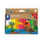 Пластилин Staedtler Noris Jumbo, 12 цвята