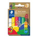 Пластилин Staedtler Noris Jumbo, 6 цвята
