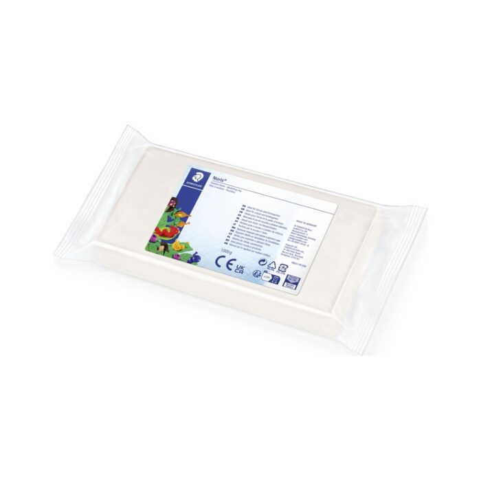 Пластилин Staedtler Noris Jumbo 8421, 1000гр, бял Пластилин Staedtler Noris Jumbo 8421, 1000гр, бял