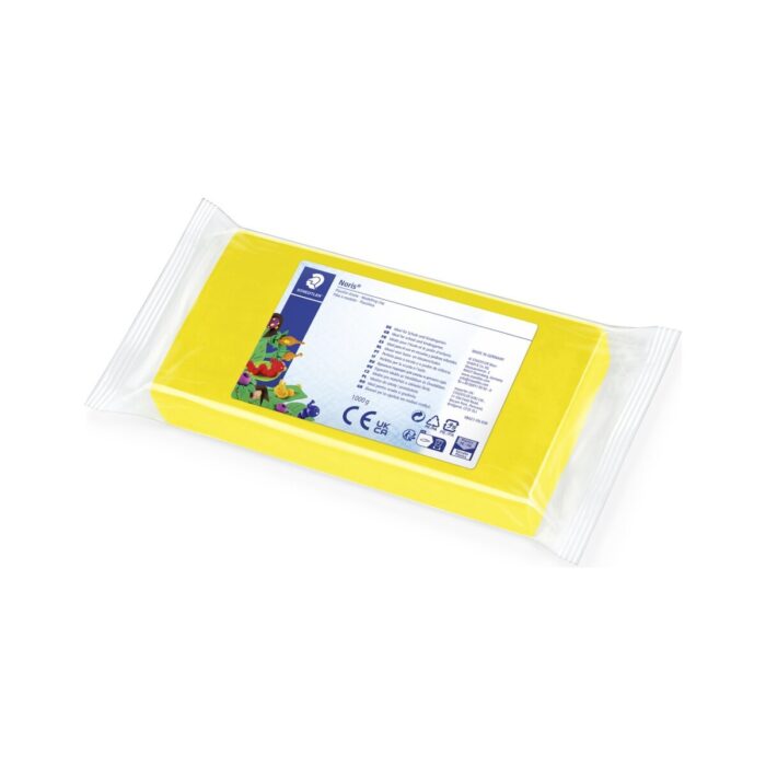 Пластилин Staedtler Noris Jumbo 8421, 1000гр, жълт Пластилин Staedtler Noris Jumbo 8421, 1000гр, жълт