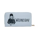 Портфейл Wednesday, светлосин