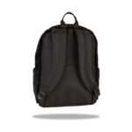 Пухкава раница CoolPack Stitch Fluffy Black отзад, с презрамки