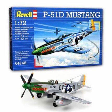 Сглобяем модел, Revell, Боен самолет P-51D Mustang, 34 части