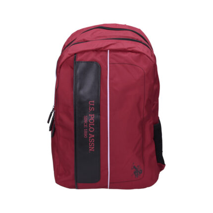 Раница Us Polo, 46x27x16 см, червена