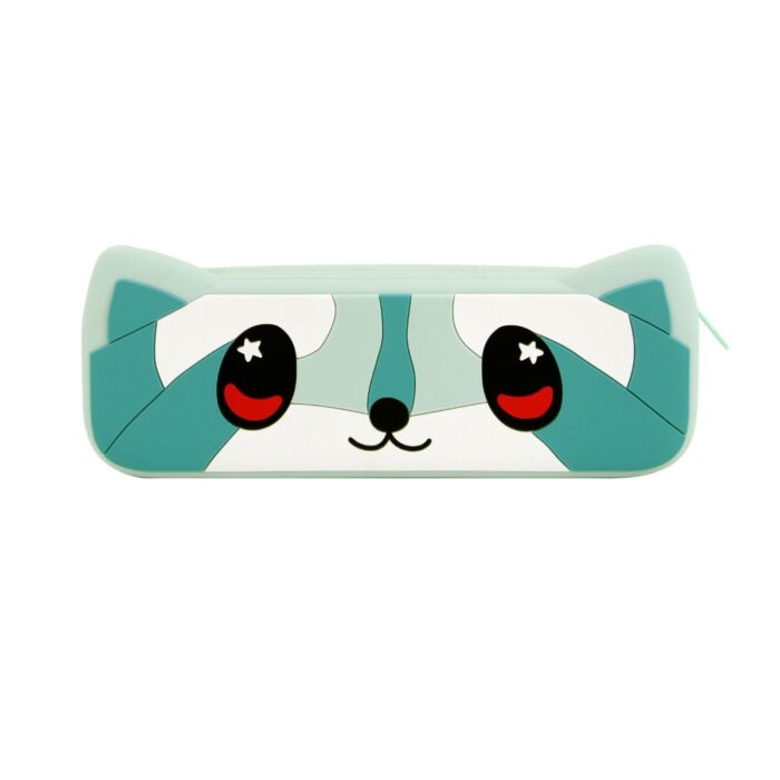 Силиконов несесер с цип Bangoberry, Remy Raccoon Силиконов несесер с цип Bangoberry, Remy Raccoon
