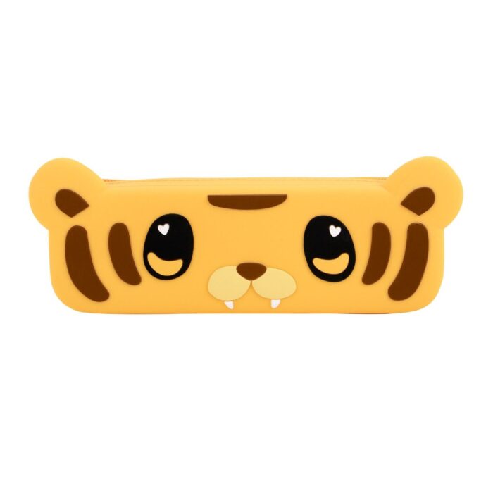 Силиконов несесер с цип Bangoberry, Tiggy Tiger Силиконов несесер с цип Bangoberry, Tiggy Tiger
