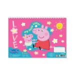 Скицник със спирала А4, 30 листа, peppa pig