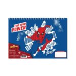 Скицник със спирала А4, 30 листа, Spiderman