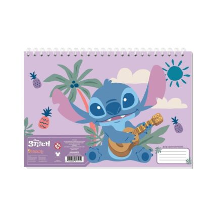 Скицник със спирала А4, 30 листа, Stitch