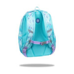 Светеща ученическа раница CoolPack Jimmy Frozen отзад, с презрамки