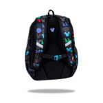 Светеща ученическа раница CoolPack Jimmy Mickey Mouse отзад, с презрамки