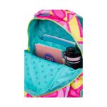 Светеща ученическа раница CoolPack Jimmy Minnie Mouse отвътре, с тетрадки и бутилка