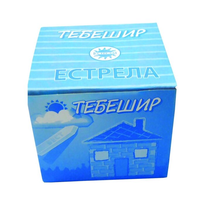 Тебешир бял, 42 броя, Естрела Тебешир бял, 42 броя, Естрела