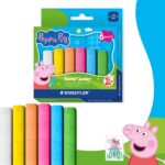 Тебешир Staedtler Nj Peppa Pig, 6 цвята