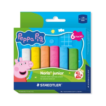 Тебешир Staedtler Nj Peppa Pig, 6 цвята
