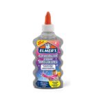 Течно лепило Elmer's Glitter Glue, 177 мл, сребрист