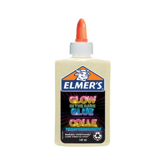 Течно лепило Elmer's Glow Glue, 147 мл, натурален Течно лепило Elmer's Glow Glue, 147 мл, натурален