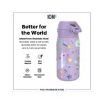 Термо бутилка за вода Ion8 Print, метална, 320мл, Еднорози Л