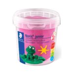 Тесто за моделиране Staedtler Noris Junior, 4 цвята x130гр, неонови