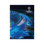 Тетрадка, А4, бели листа, 54 листа, UEFA