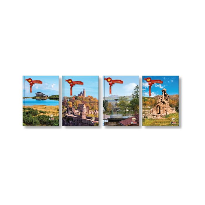 Тетрадка Deis А4, 200л, широки редове, шити, твърди корици,наша България2026 Тетрадка Deis А4, 200л, широки редове, шити, твърди корици,наша България2026