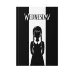 Тетрадка 14x20 см, PU корица, 120л, Wednesday