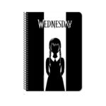 Тетрадка със спирала А4, 60л, Wednesday 2