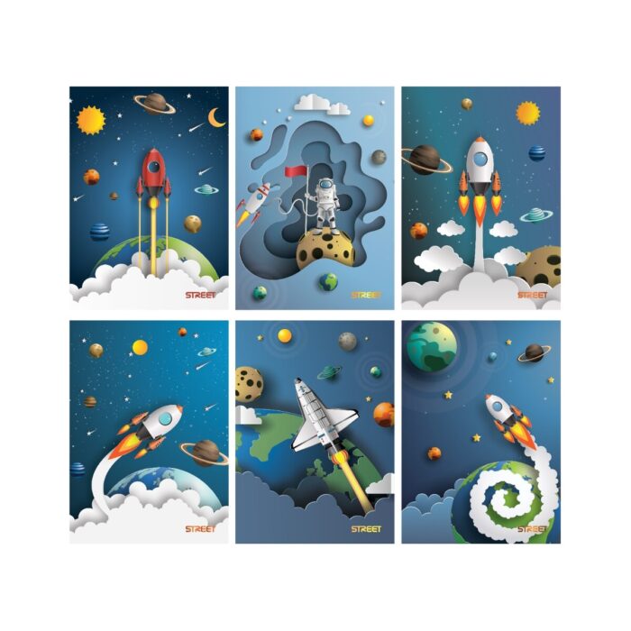 Тетрадка Street, А4, бели листа, 54л, Stars Тетрадка Street, А4, бели листа, 54л, Stars