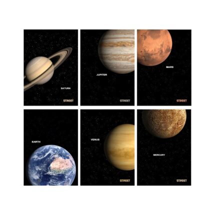 Тетрадка Street, А4, бели листа, 54листа, Planet