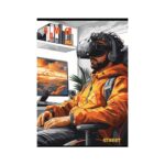 Тетрадка Street, А4, квадратчета, 54листа, Gaming