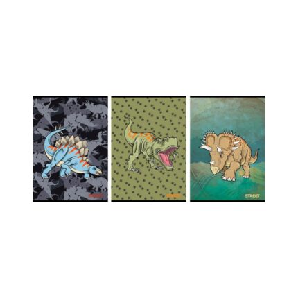 Тетрадка Street, А4, шр, 54 л, Dinosaurs