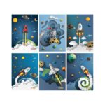 Тетрадка Street, А4, шр, 54л, Stars