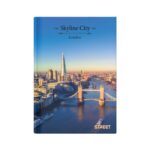 Тетрадка Street Skyline, А5, широки редове, 96 листа, твърди корици