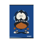 Тетрадка с телчета А4, 40 листа, широки редове, BG, Monsters