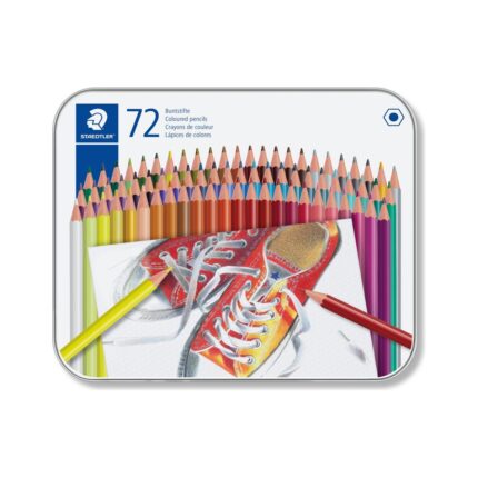 Цветни моливи Staedtler Comic 175, 72 цвята в метална кутия